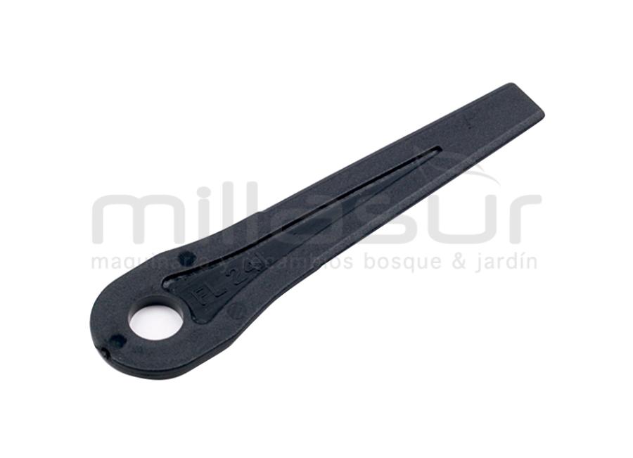 LÂMINA DE CORTE DE RELVA 75 MM ADAPTÁVEL AO FLYMO FLYMO FLYMO MINIMO E 25-21/22, MINIMO DUO E 30-21/22, E 400 DUO ...