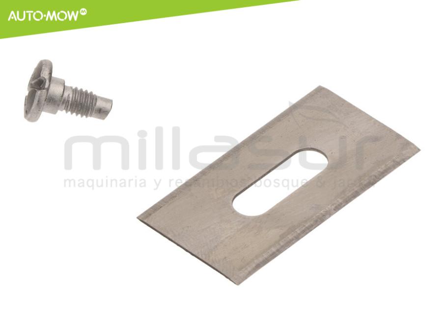 CONJUNTO DE 9 LÂMINAS PARA SERVIÇO PESADO C/ ROBÔ CORTADOR DE PARAFUSOS. HUSQVARNA