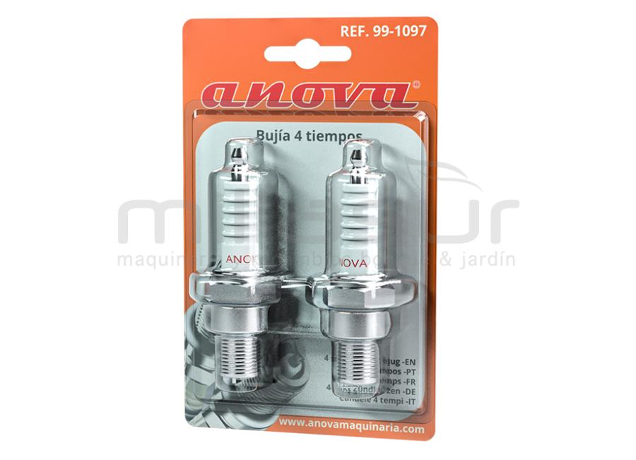 PACK BLISTER DE 2 PCS 4T SPARK PLUGS TYPE HONDA-KAWASAKI