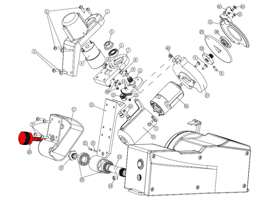 ARMAZENAGEM DE AJUSTAMENTO DE ARMAZENAGEM PARA MÁQUINA GRANDE ANOVA AUTO-GRENDEDOR (18)