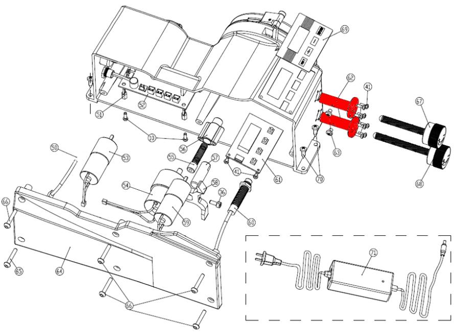 TELA DE AJUSTAMENTO PARA A MÁQUINA GRANDE ANOVA AUTO-IMADORA (62)