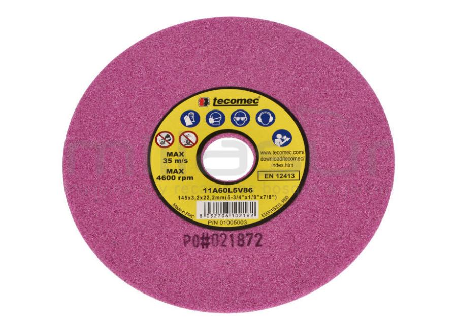 DISCO ABRASIVO MÁX. 325" - 1/4" ( 145 X 3,2 X 22,2 )