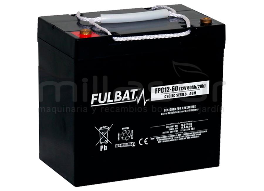 AGM CICLO BATERIA FPC12-60 12V 60 Ah. ( 229 x 138 x 230 )