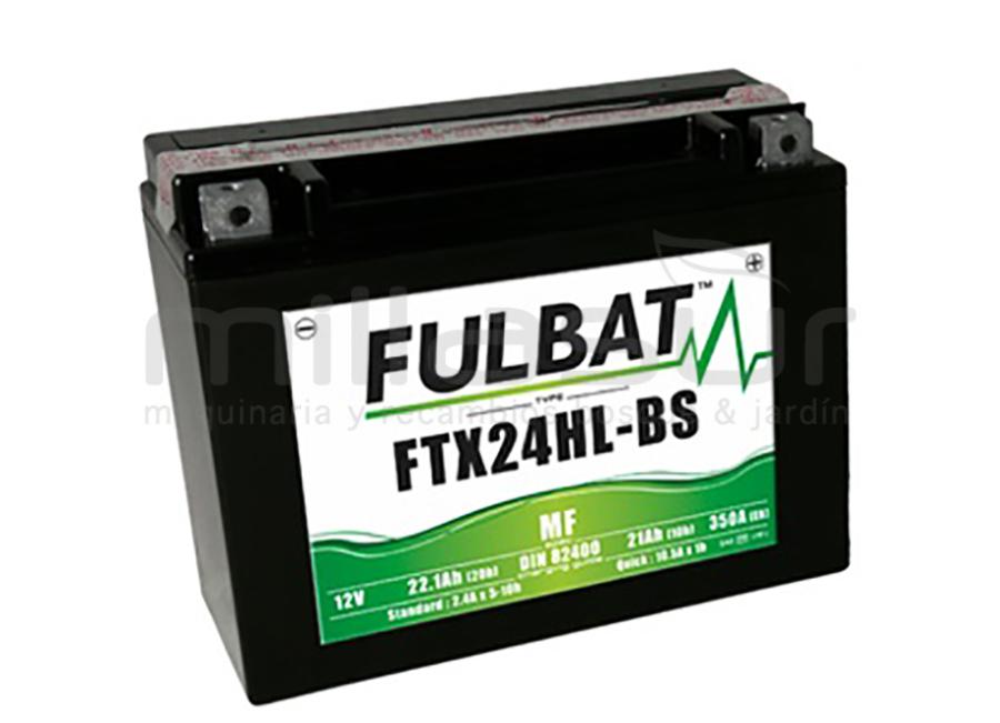MOTORCÍCULO BATERIA FTX24HL-BS 12V MANUTENÇÃO LIVRE 21Ah (205 x 87 x 162) +DER.