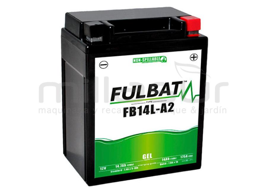 BATERIA MOTORCÍCULO FB14L-A2 ÁCIDO 14.7Ah (134 X 89 X 166) +DER