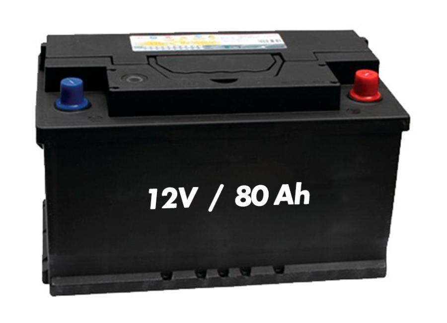 ENDURANÇA12V 80Ah - 770A +DRCH - MANUTENÇÃO SEM BATERIA COM INDICADOR (353 x 175 x 175 )