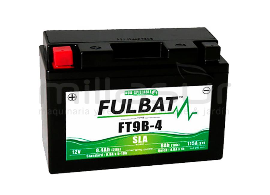 MOTORCÍCULO BATERIA FT9B-4 SLA 12V MANUTENÇÃO LIVRE 8.Ah (150 x 68 x 105) -DER.