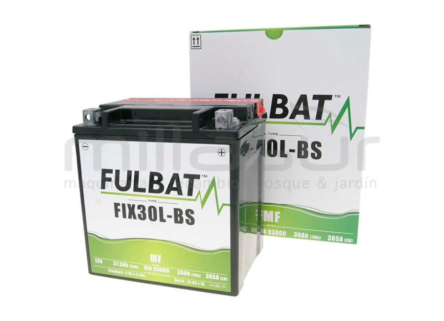 BATERIA MOTORCÍCULO FIX30L-BS MF 30Ah (165 X 125 X 175) +DER