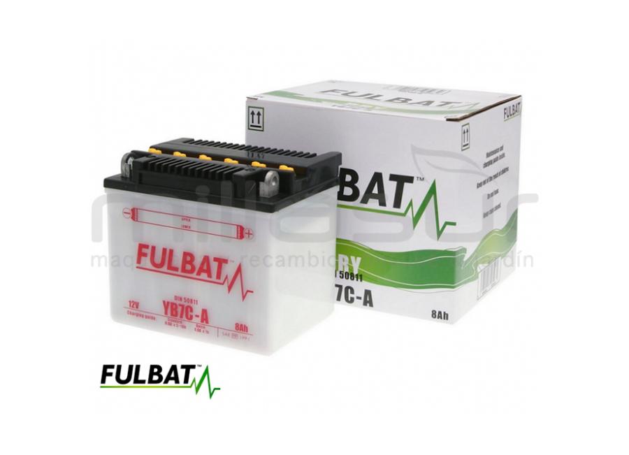 MOTORCÍCULO BATERIA FB7C-A SECO 8Ah (130 X 90 X 114) +DER