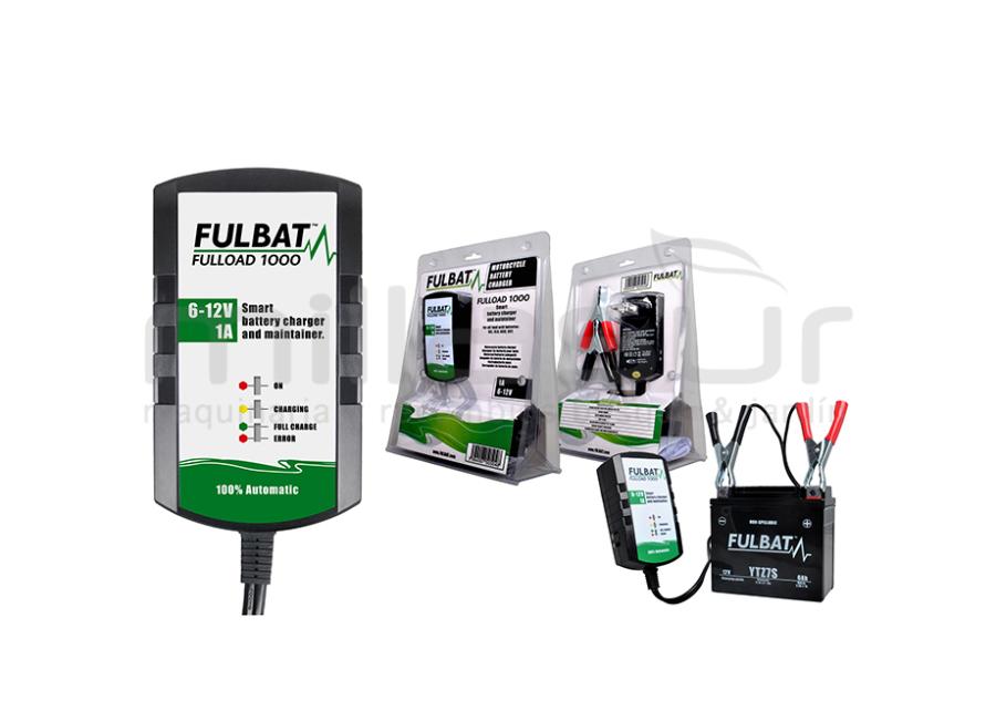 CARREGADOR DE BATERIA 1A - 6/12V - FULLOAD 1000