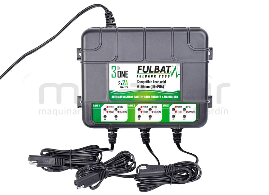 CARGADOR DE BATERIAS 3 EN 1 - FULLBANK 2000