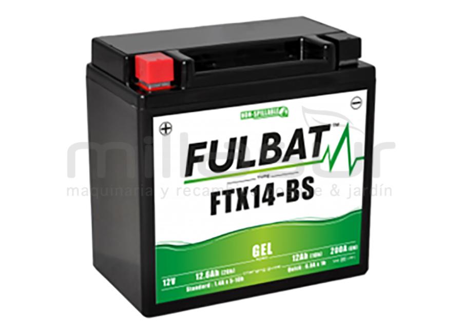 MOTORCÍCULO BATERIA FTX14AH-BS 12V MANUTENÇÃO LIVRE 12Ah (135 x 90 x 167) -DER.