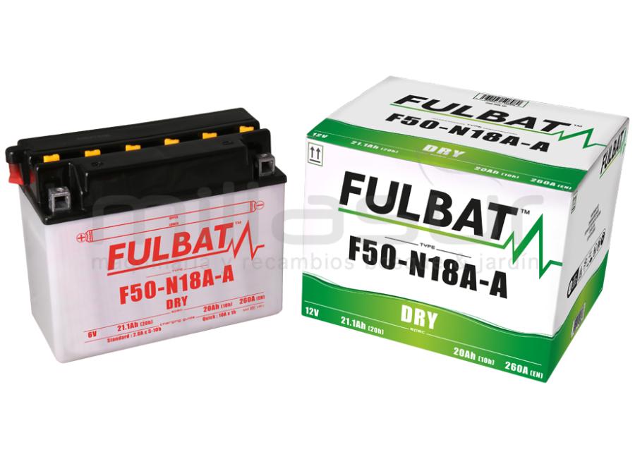 BATERIA 12V F50-N18A-A ACID 20 Ah (205 x 90 x 176) -DER.