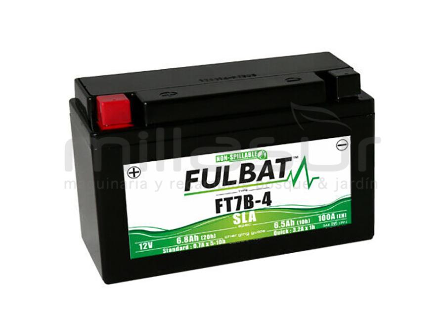 MOTORCÍCULO BATERIA FT7B-4 12V SLA 6.5Ah (150 x 65 x 93 ) -DER.