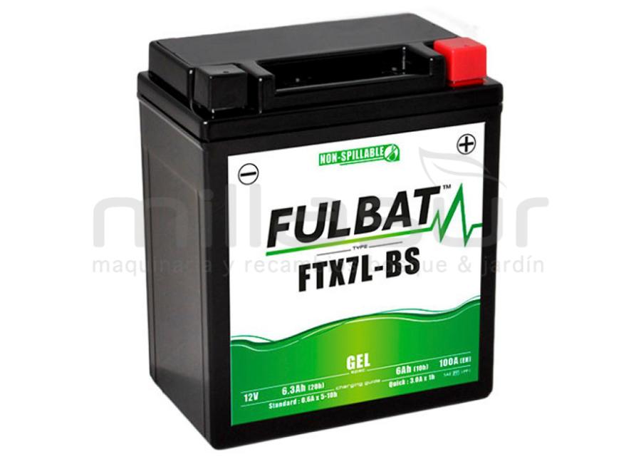 MOTORCÍCULO BATERIA FTX7L-BS 12V MANUTENÇÃO LIVRE 6,3Ah (113 x 70 x 130) +DER.