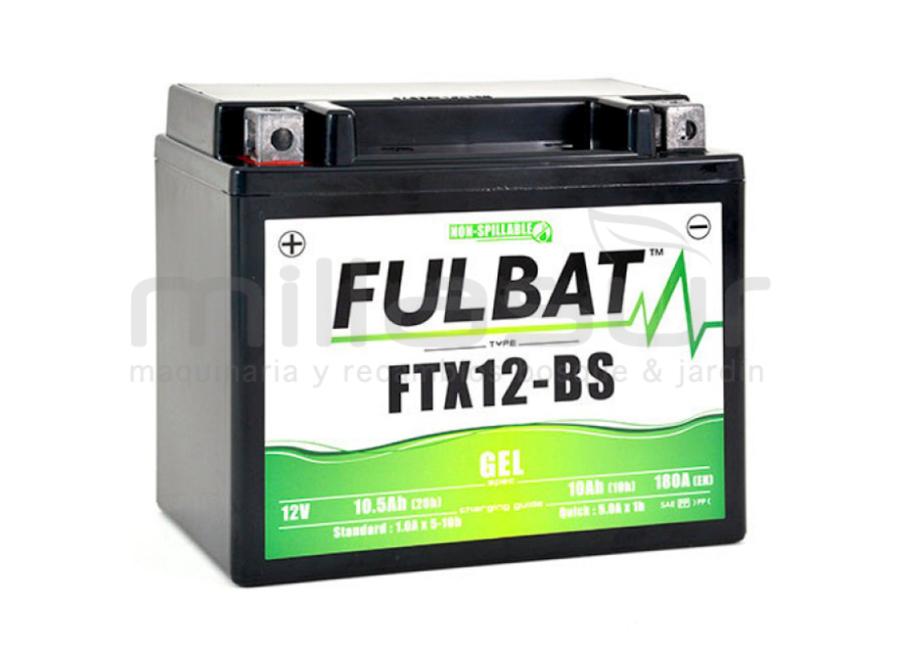 MOTORCÍCULO BATERIA FTX12-BS 12V MANUTENÇÃO LIVRE 10,5Ah (150 x 87 x 130) -DER.