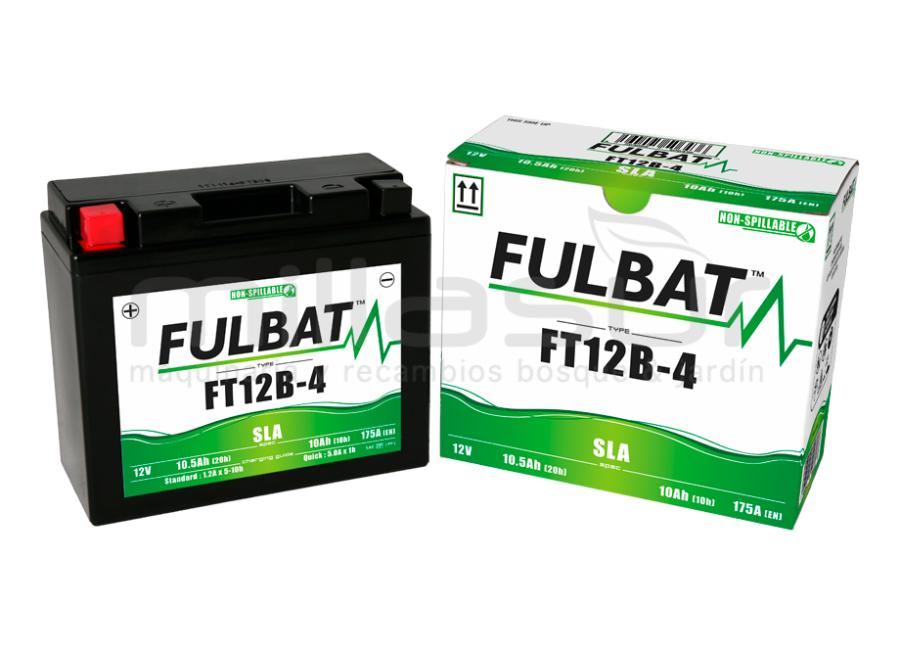 BATERIA MOTORCÍCULO FT12B-4 12V SLA 10Ah (150 x 69 x 130) -DER.