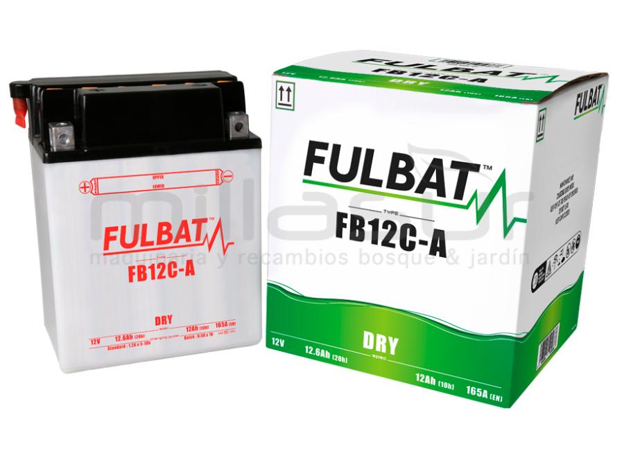 MOTORCÍCULO BATERIA FB12C-A 12V ACID 12 Ah (134 x 80 x 175) -DER.