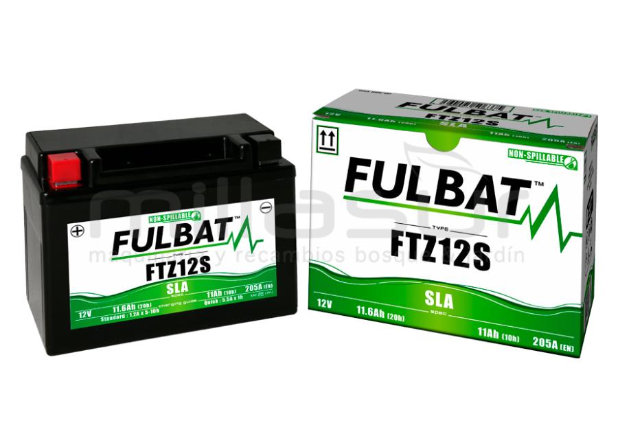 MOTORCÍCULO BATERIA FTZ12S 12V SLA 11 Ah (150 x 88 x 110) -DER.
