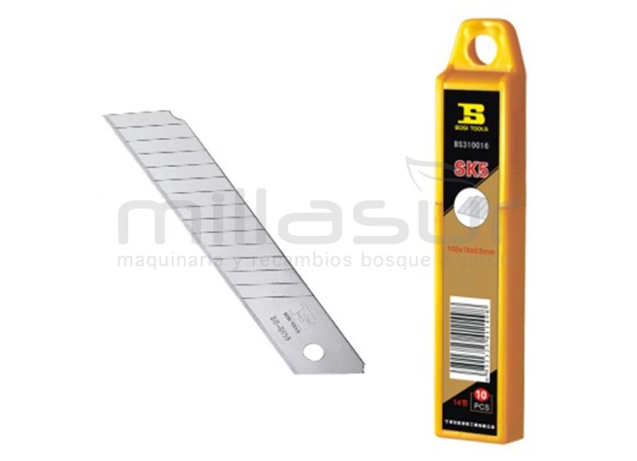 CUTTER LÂMINA 100X18mm 10 und.