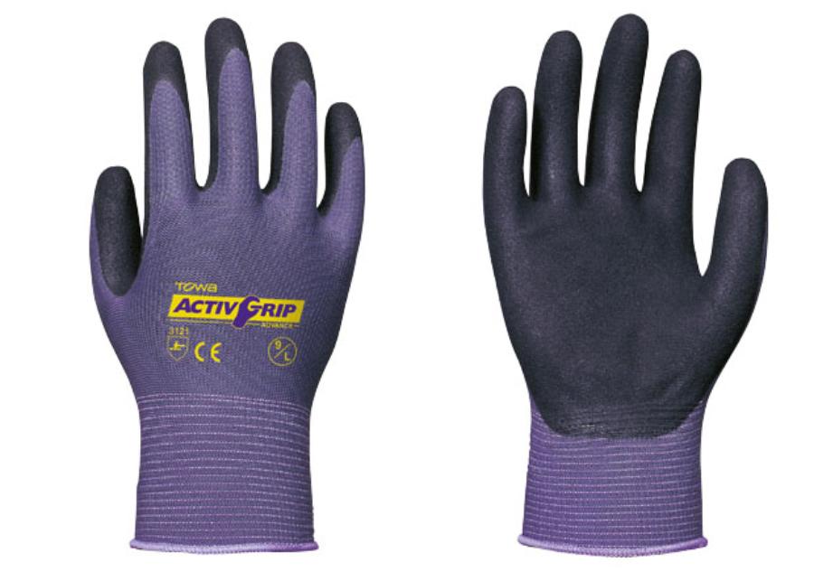 LUVAS DE TRABALHO PESADO TOWA ACTIV GRIP T11