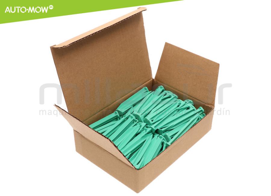 PACOTE DE 100 ROBÔS CORTADORES DE CABO PERIMETRAIS BIODEGRADÁVEIS. 85mm