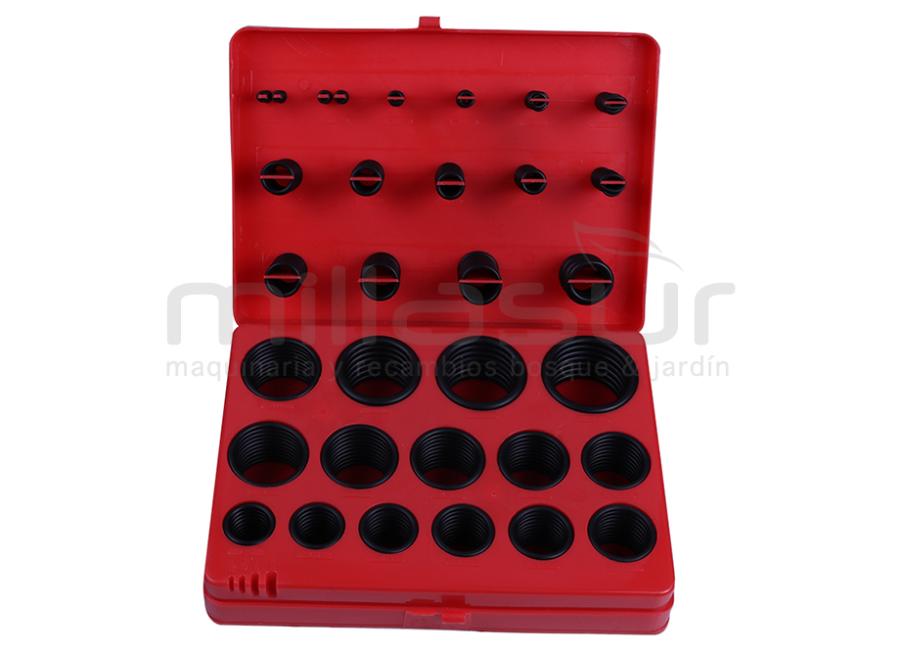 CAIXA O-RING PROFISSIONAL - 32 TAMANHOS 382 PCS.