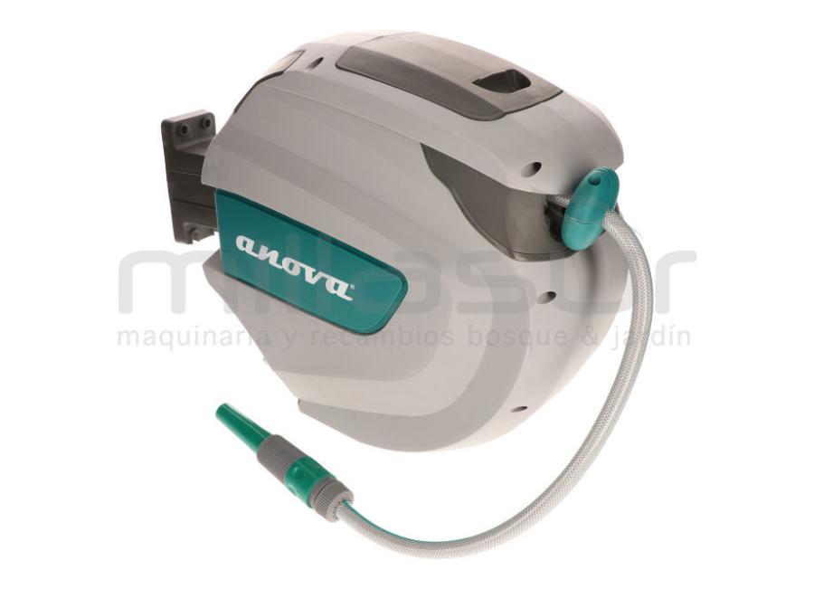 ENROLADOR DE MANGUEIRA COM MANGUEIRA 1/2" X 20M - AUTO-RETRÁCTIL