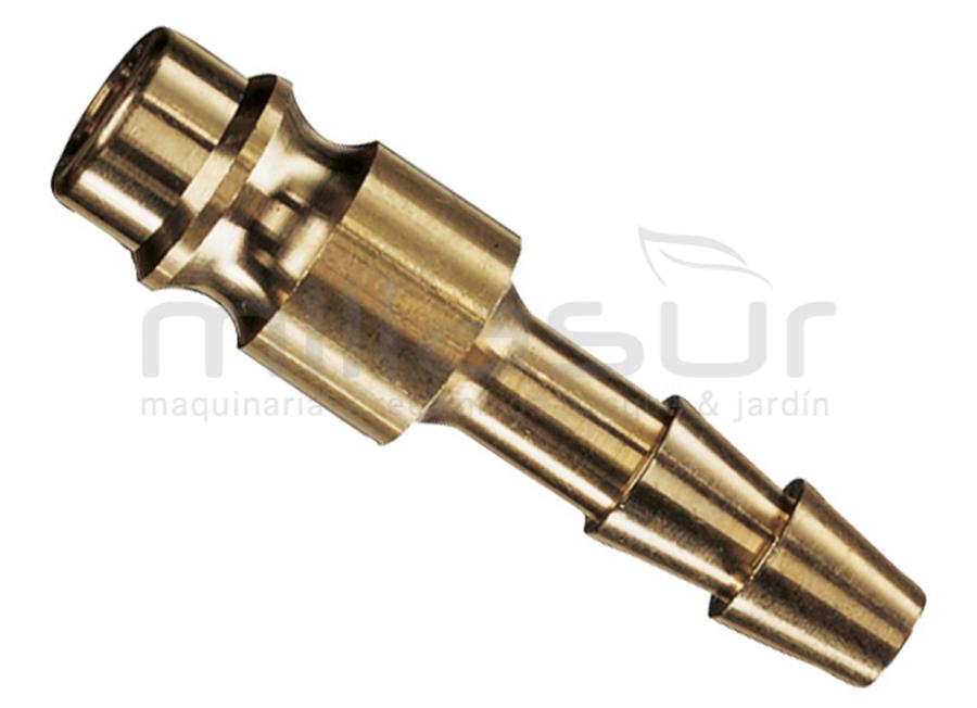CONECTOR RÁPIDO DE AR COMPRIMIDO 1/4" X 6mm - MACHO - BRASSA