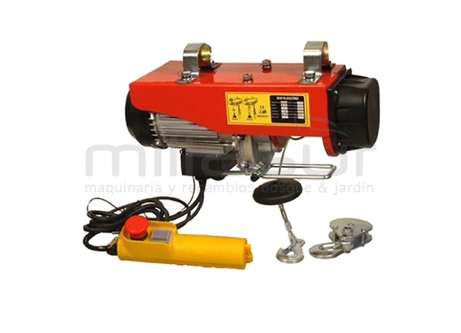POLIPASTO TALLER 230V - 980W - CAPACIDAD 200 / 400KG - ALTURA 12 / 6M - 10 / 5 M/MIN