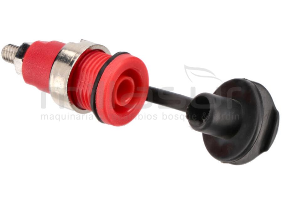 FICHA, CONECTOR 12V VERMELHO GI4000 (11)