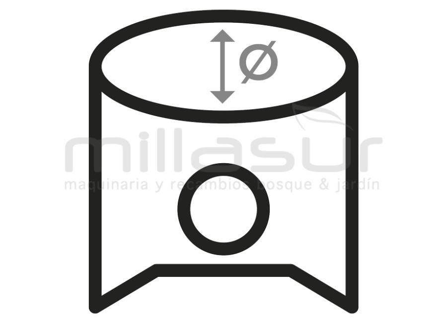 AIP DE PISTA COMPLETO HUSQVARNA 385 (54mm)