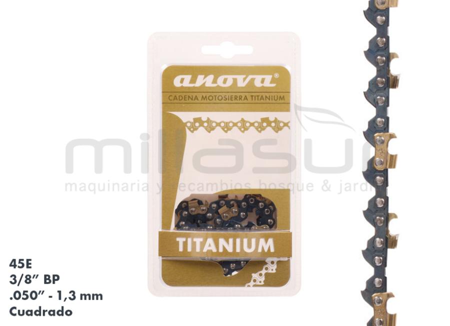 CORRENTE ANOVA TITÂNIO 3/8" BP - .050" SQUARE - 45 E