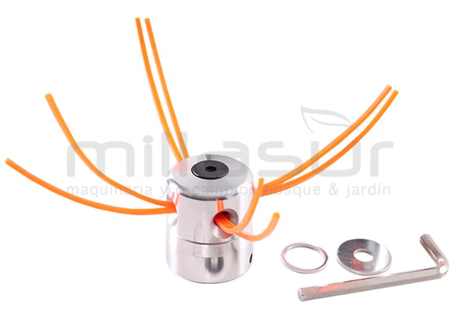 CABEZAL MULTIHILO ALUMINIO TORNILLO INFERIOR (cajas de 50unid)