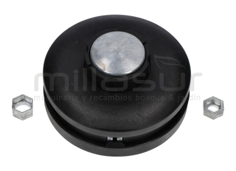 CABEÇA DE NYLON TAP-N-GO DE CARREGAMENTO RÁPIDO, BOTÃO DE METAL COM ROLAMENTO DE ESFERAS - UNIVERSAL