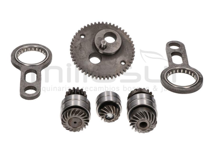 CONJUNTO DE RODAS DENTADAS E MANIVELAS PARA CABEÇOTE 55-124