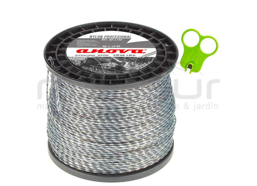 NYLON BRAIDED CYCLONE ANOVA COIL 4mm x 80m