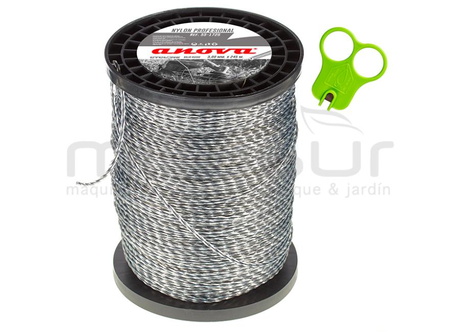 NYLON BRAIDED CYCLONE ANOVA COIL 3mm x 245m