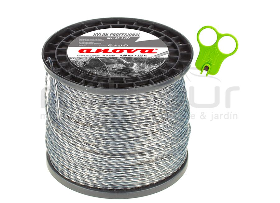 NYLON BRAIDED CYCLONE ANOVA COIL 4mm x 135m