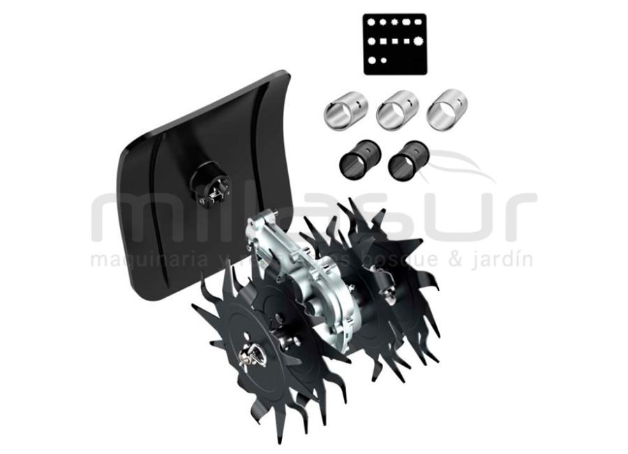 CABEÇA DE CULTIVADOR UNIVERSAL ADAPTÁVEL A ROÇADORA + 3 BUCHAS
