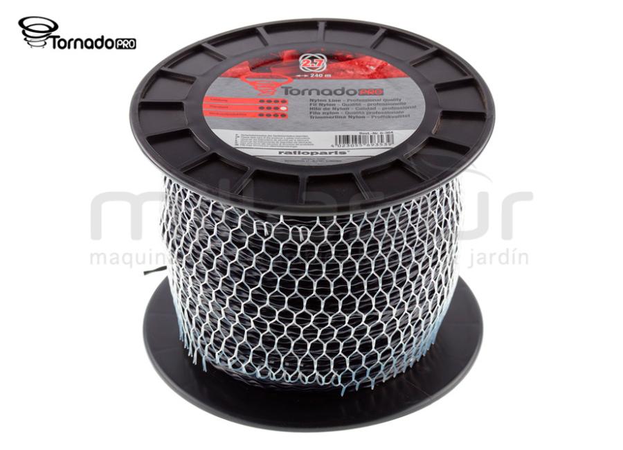 NYLON BRAIDED TORNADO PRO COIL 2.7mm x 240m