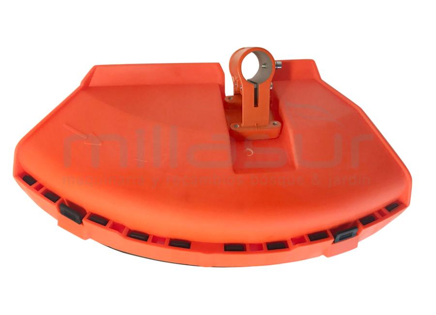 PROTECTOR DE DISCURSO DE 28mm COM LÂMINA DE CORTE - SUPORTE METÁLICO